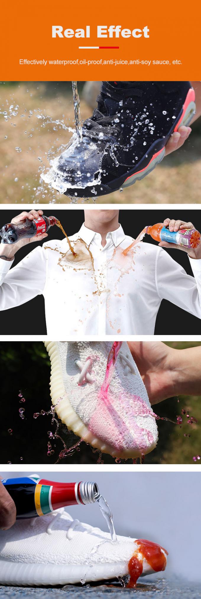 200 مللي من القماش السائل Aeropak بخاخ مضاد للماء ISO9001 يصل 2