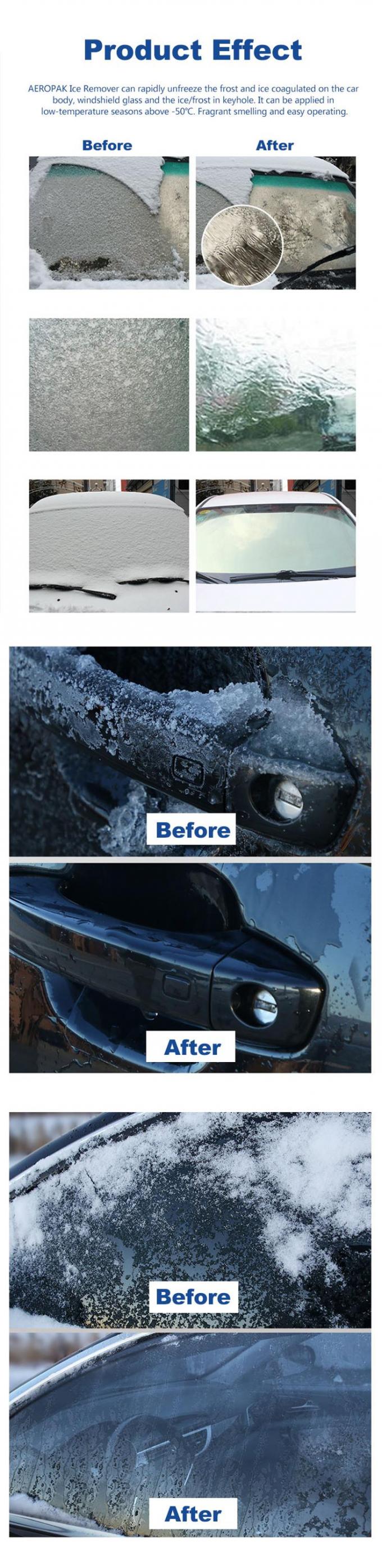 بخاخ مزيل الجليد للزجاج الأمامي سعة 500 مل من إيروباك ، 12.3 أونصة بخاخ العناية بالسيارة 0