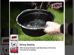 بخاخ مانع للتسرب السائل الأسود، طلاء بخاخ، طلاء مانع للتسرب، 400 مل مملوء