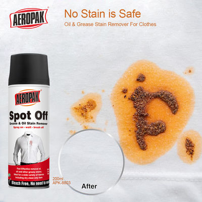 Eco-Friendly 200ml Aerosol Stain Remover Spray with 3 Years Shelf Life for Quick-dry Fabric Cleaning